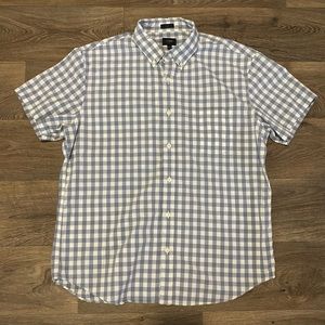 J Crew Slim Fit Short Sleeve Button Down